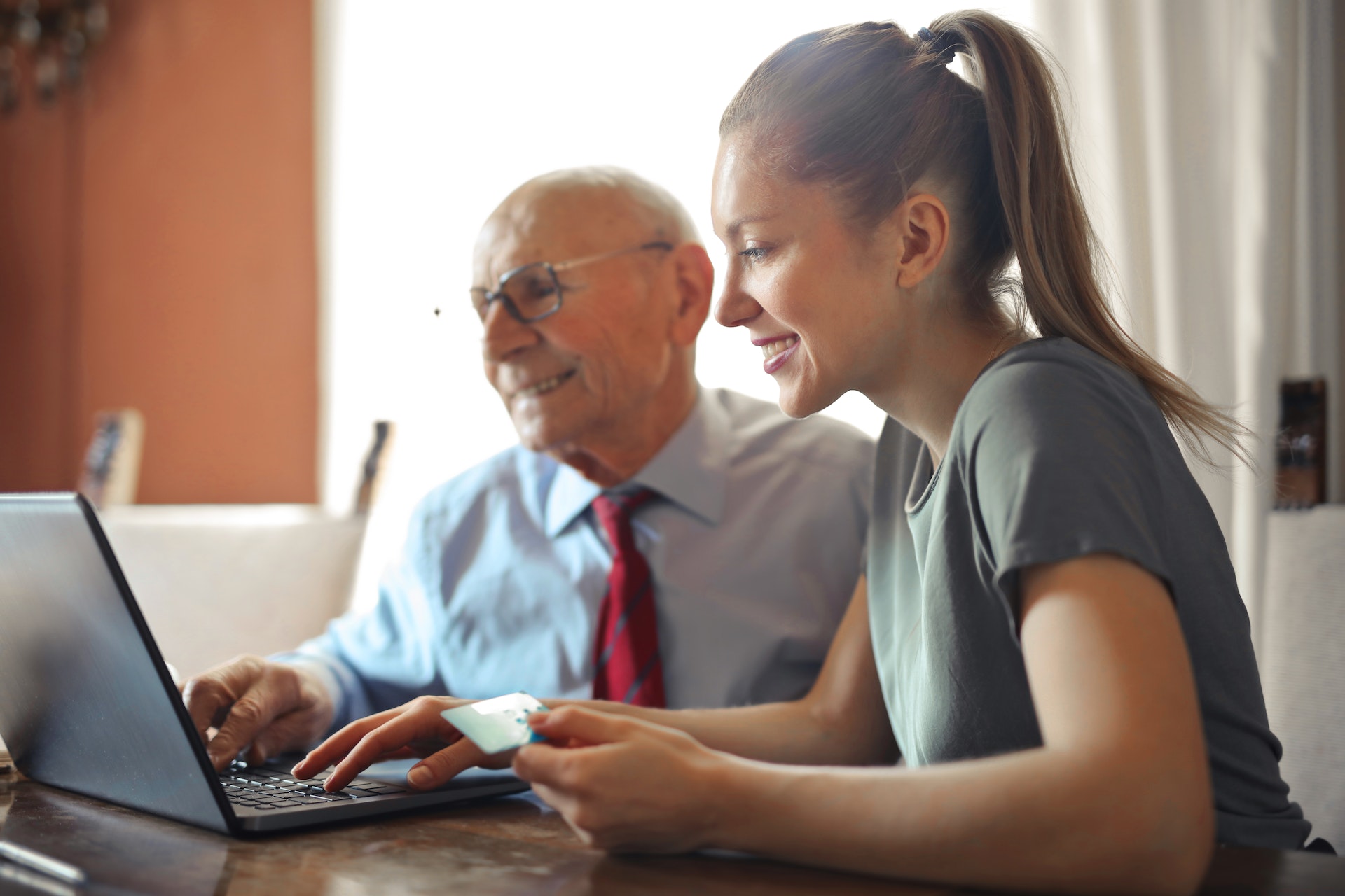 woman attending her annual financial meeting